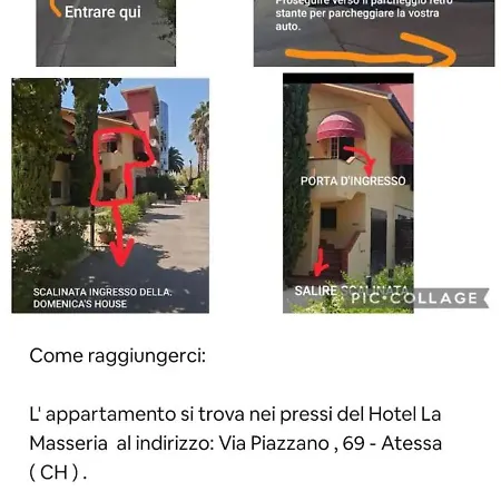Domenicas House 12 Minuti Costa Dei Trabocchi Apartment Piazzano (Chieti)